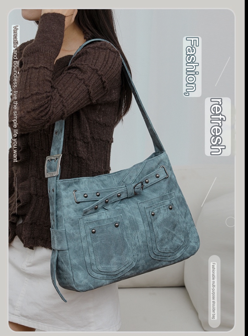 Vintage soft denim tote