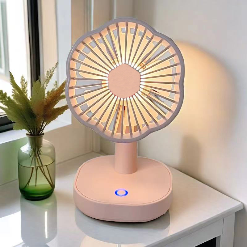 Rechargeable led fan