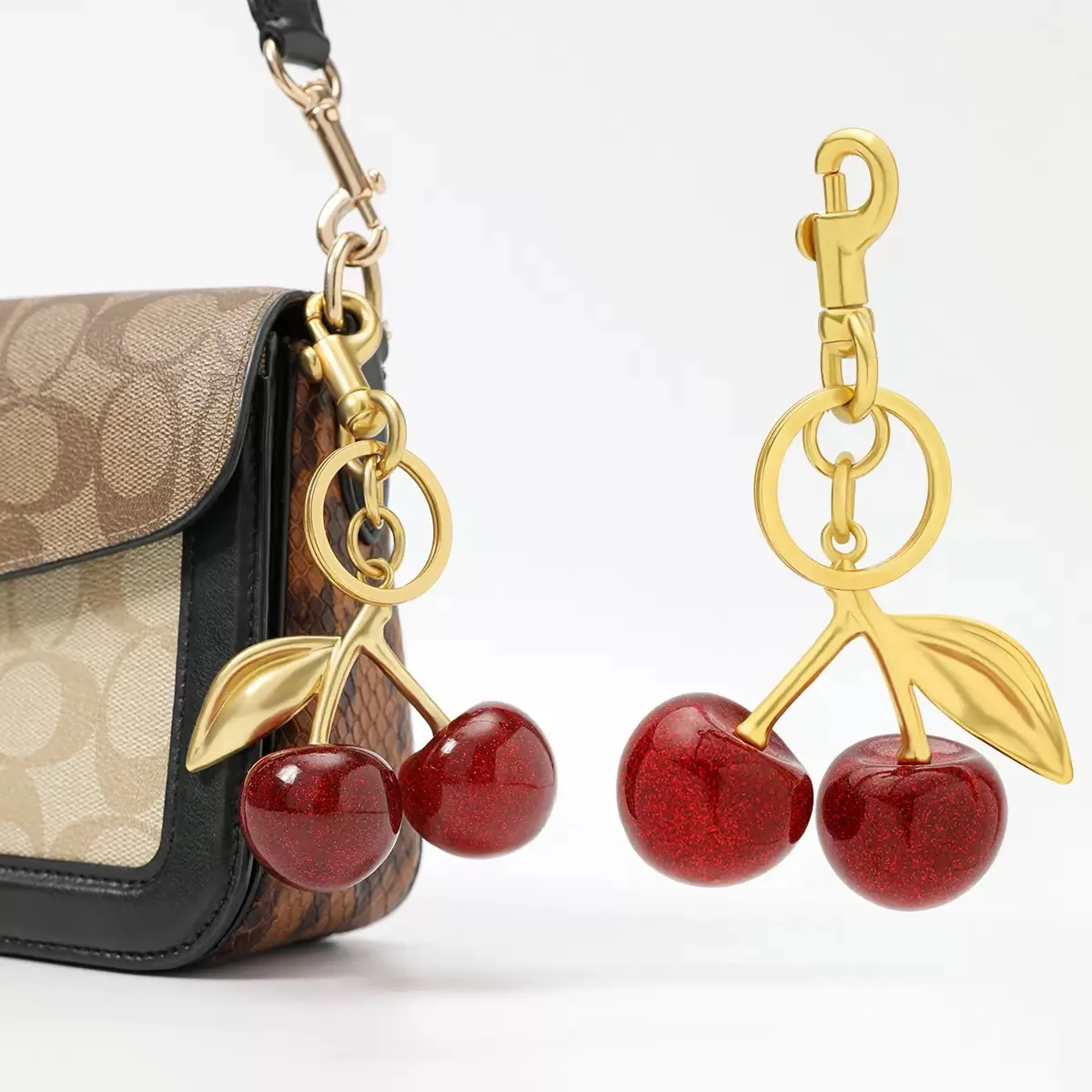 Cherry Bag Charm
