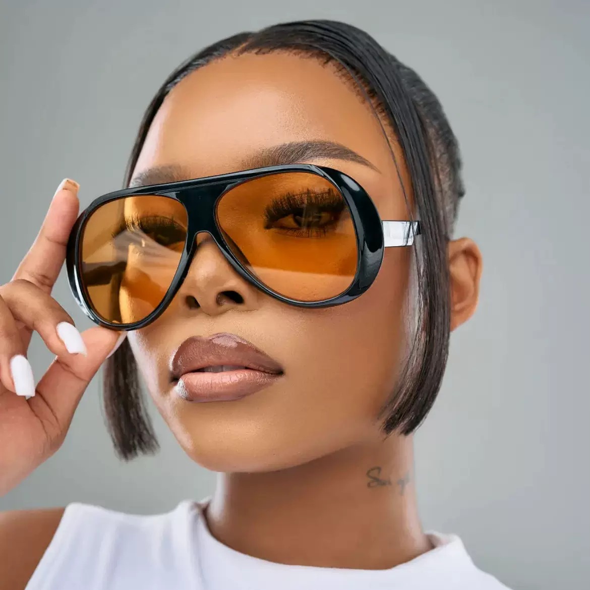 Luxe Amber Glasses